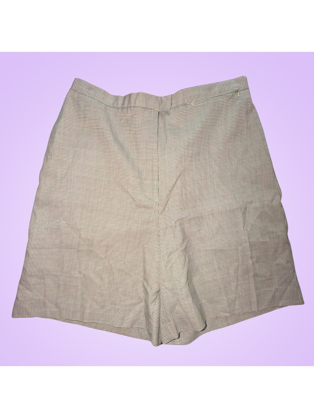 Haley Reserve Womens Size 10 Wool Blend Houndstooth Plaid High Rise Shorts